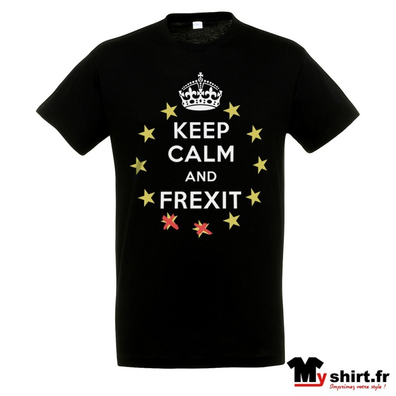 t shirt keep calm and frexit